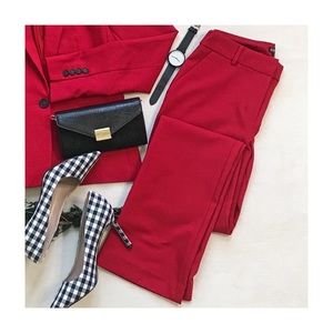 Express Mid-Rise Barley Boot Dress Pant